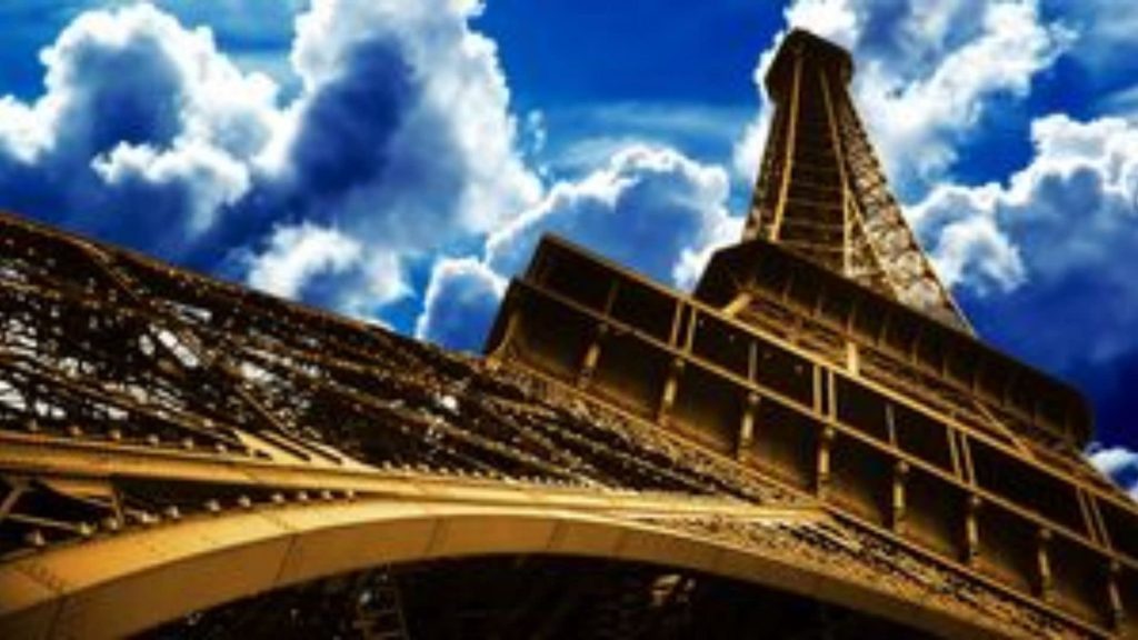Eiffel Tower from below desktop HD wallpaper