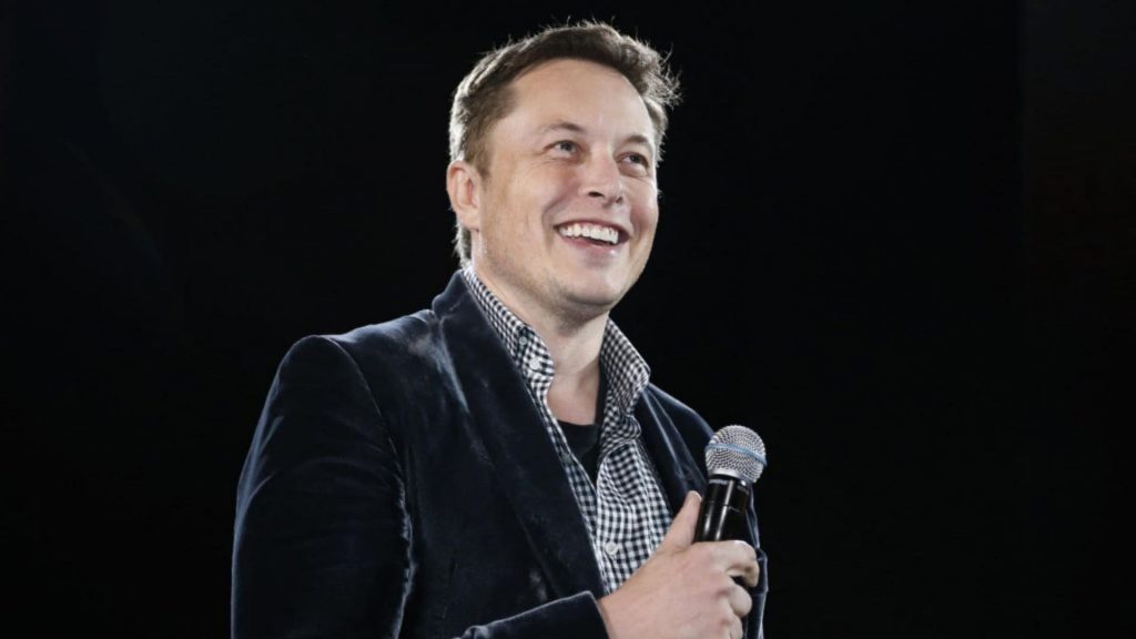 Elon Musk black and white wallpaper