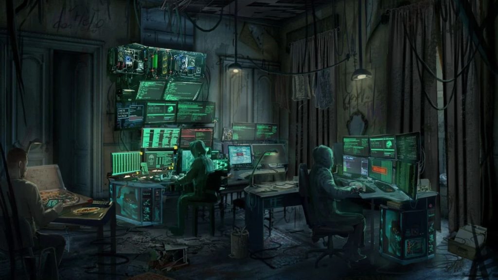 Hacker Room Desktop Backgrounds Wallpaper